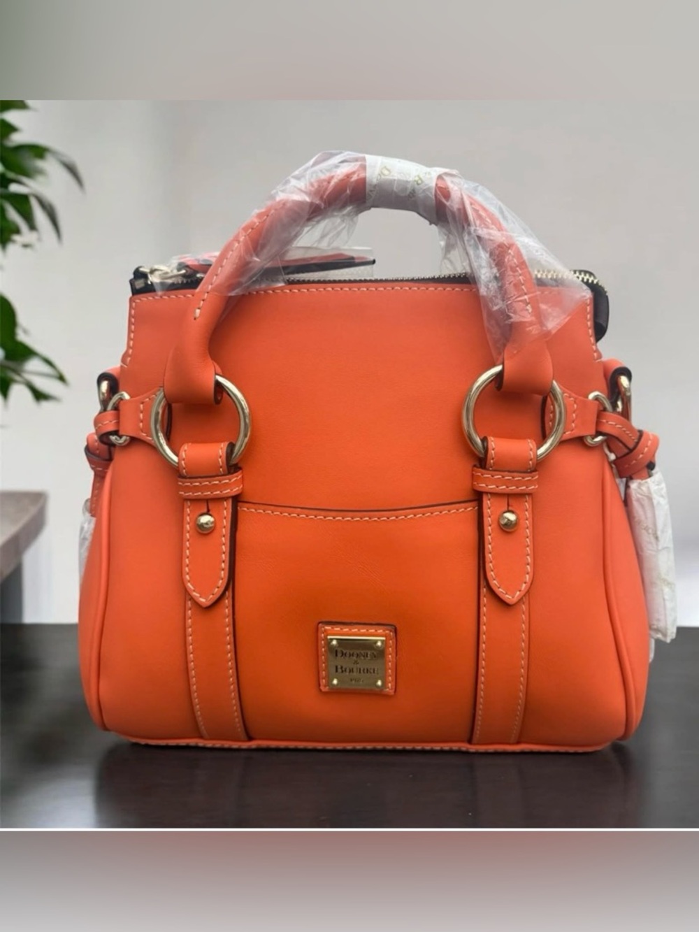 Dooney & Bourke NWT Orange Penrose Satchel